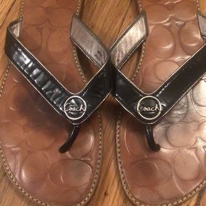 Coach flip flops